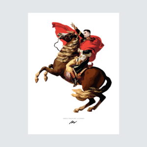 Jesús cruzando la banda